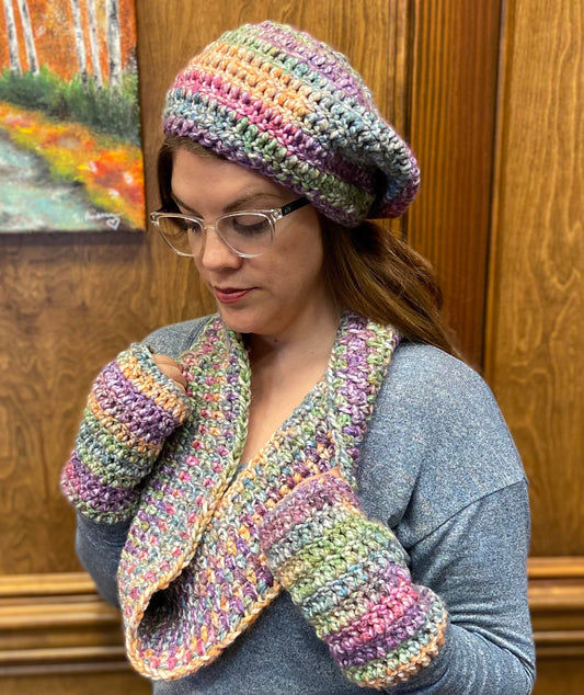Hat, Scarf, Glove and Prayer Square Set